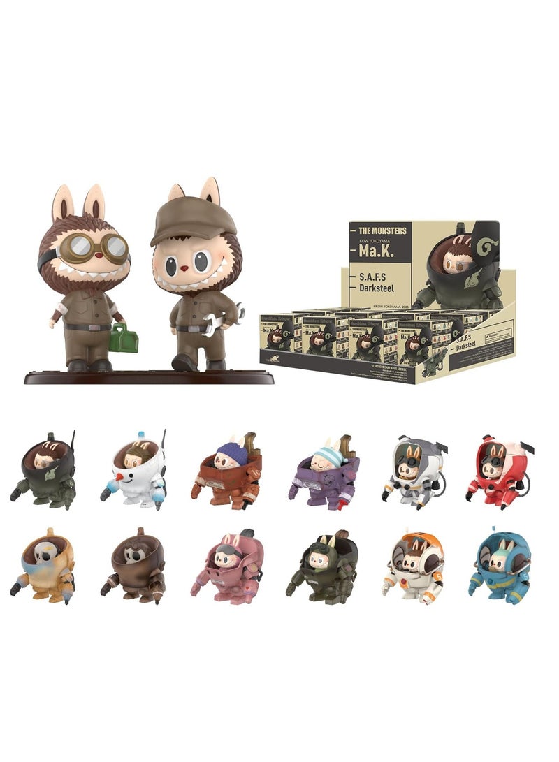 Cartoon space robot blind box model, random design boxed toys, suitable for modern home decoration, collectible toy set as desktop accessories, 1 piece - Image 1